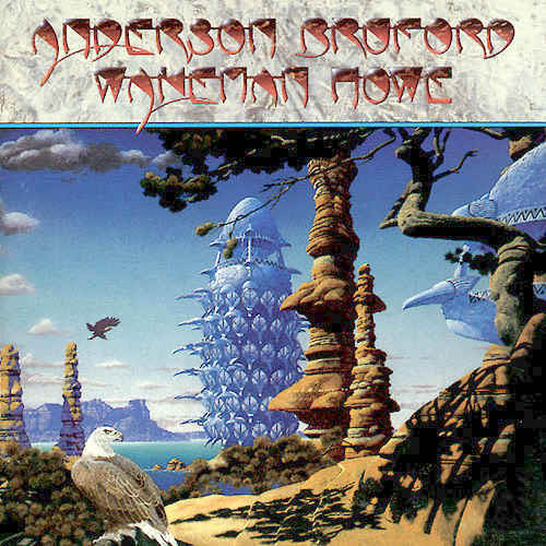 Album cover art for "Teakbois" by Anderson Bruford Wakeman Howe