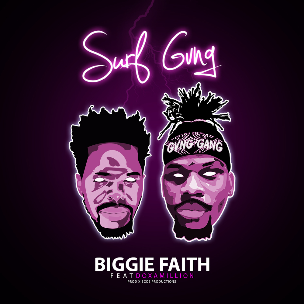 Album cover art for "Biggie Faith" by Surf Gvng
