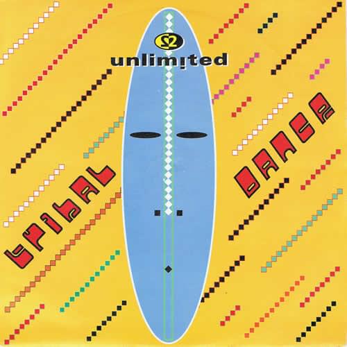 Album cover art for "Tribal Dance (No Rap Version)" by 2 Unlimited