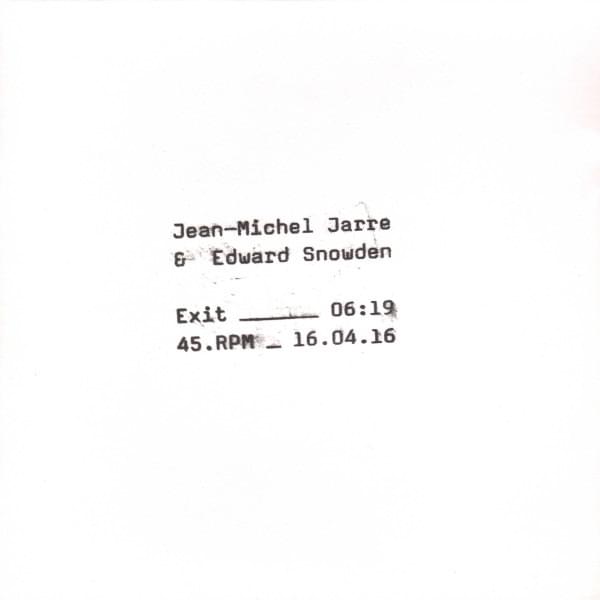 Album cover art for "Exit" by Jean-Michel Jarre & Edward Snowden