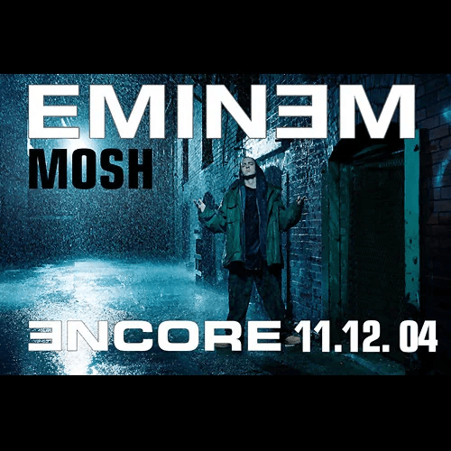 Album cover art for "Mosh" by Eminem