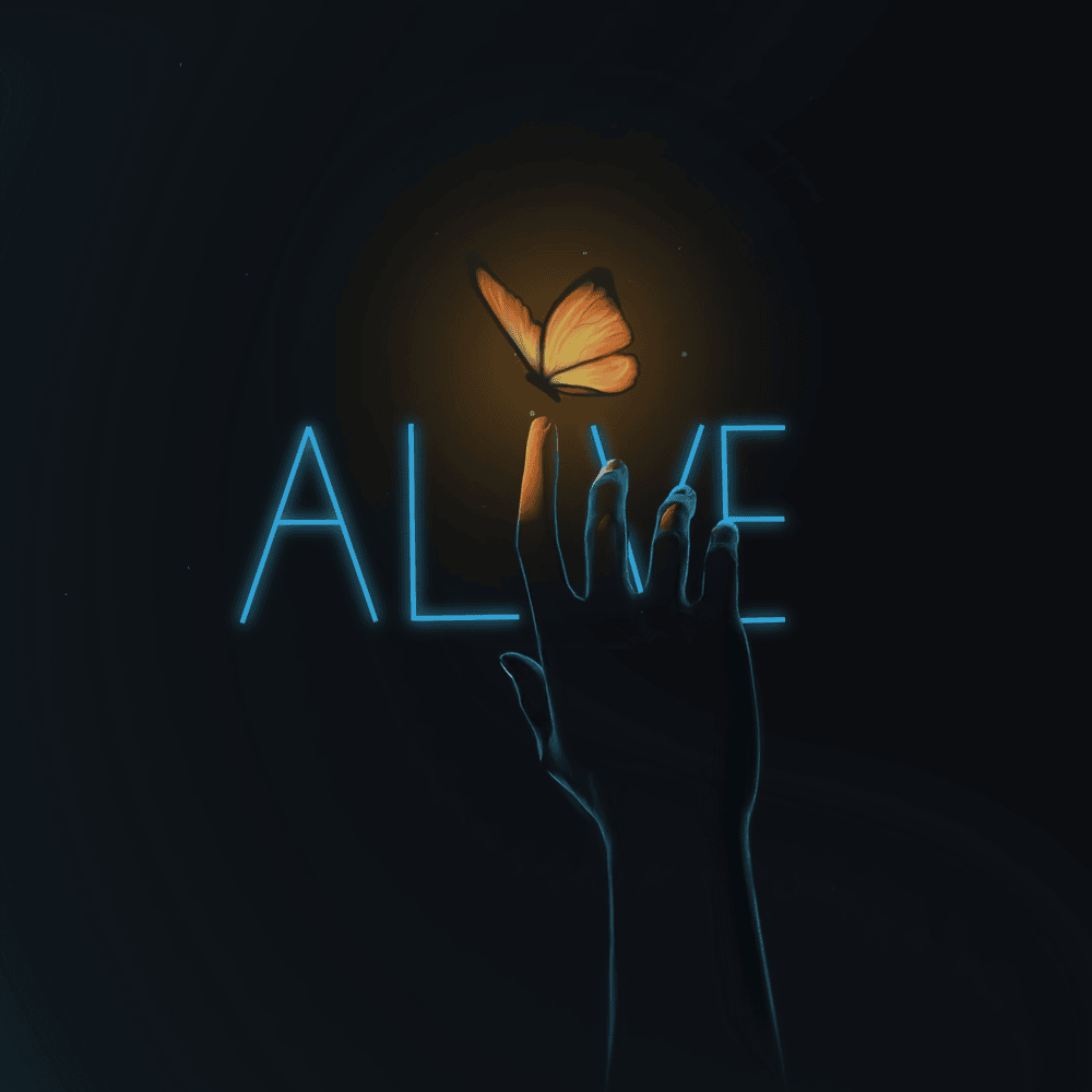Album cover art for "Alive" by DEMCHUK