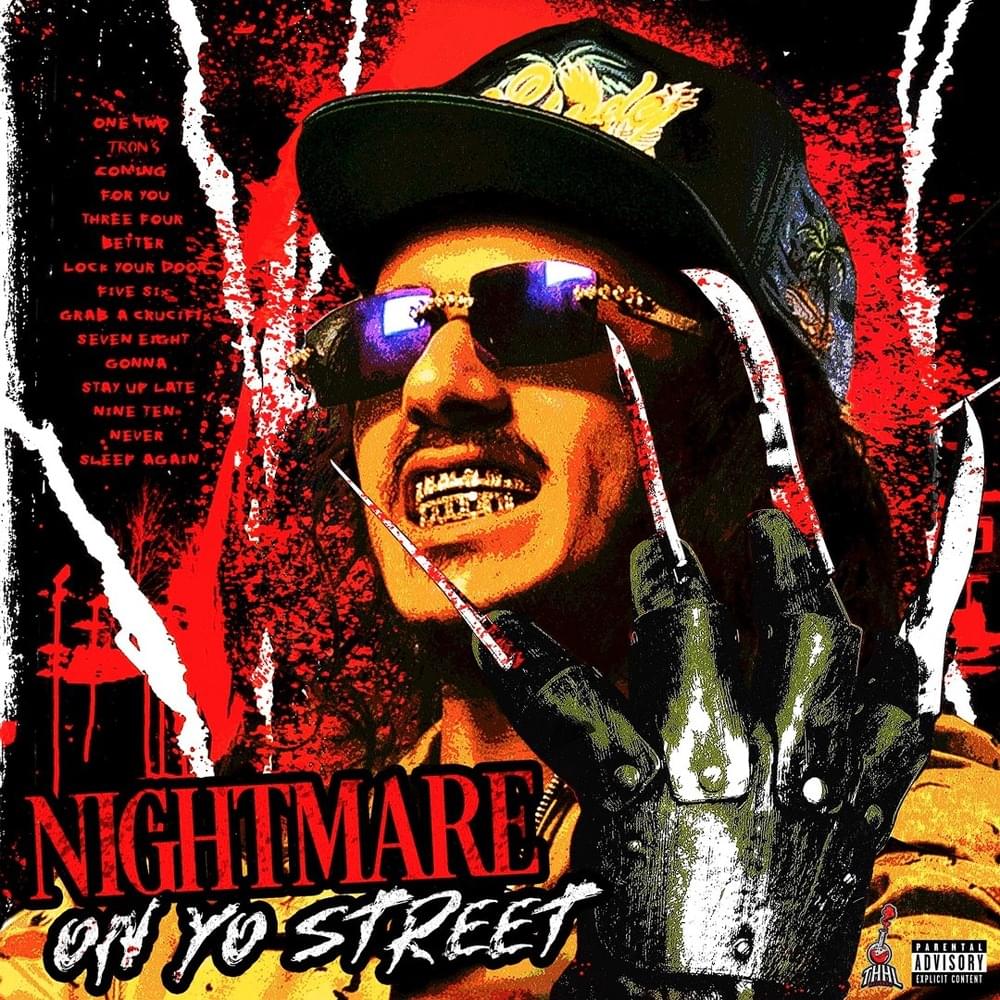 Album cover art for "Nightmare On Yo Street" by BabyTron