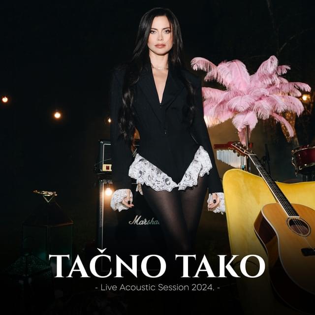 Album cover art for "Tačno tako (Live Acoustic Session 2024)" by Milica Pavlović