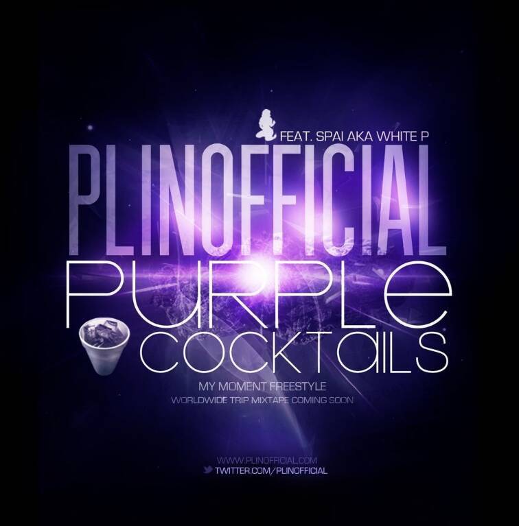 Album cover art for "Purple Cocktails" by PlinOfficial & White P