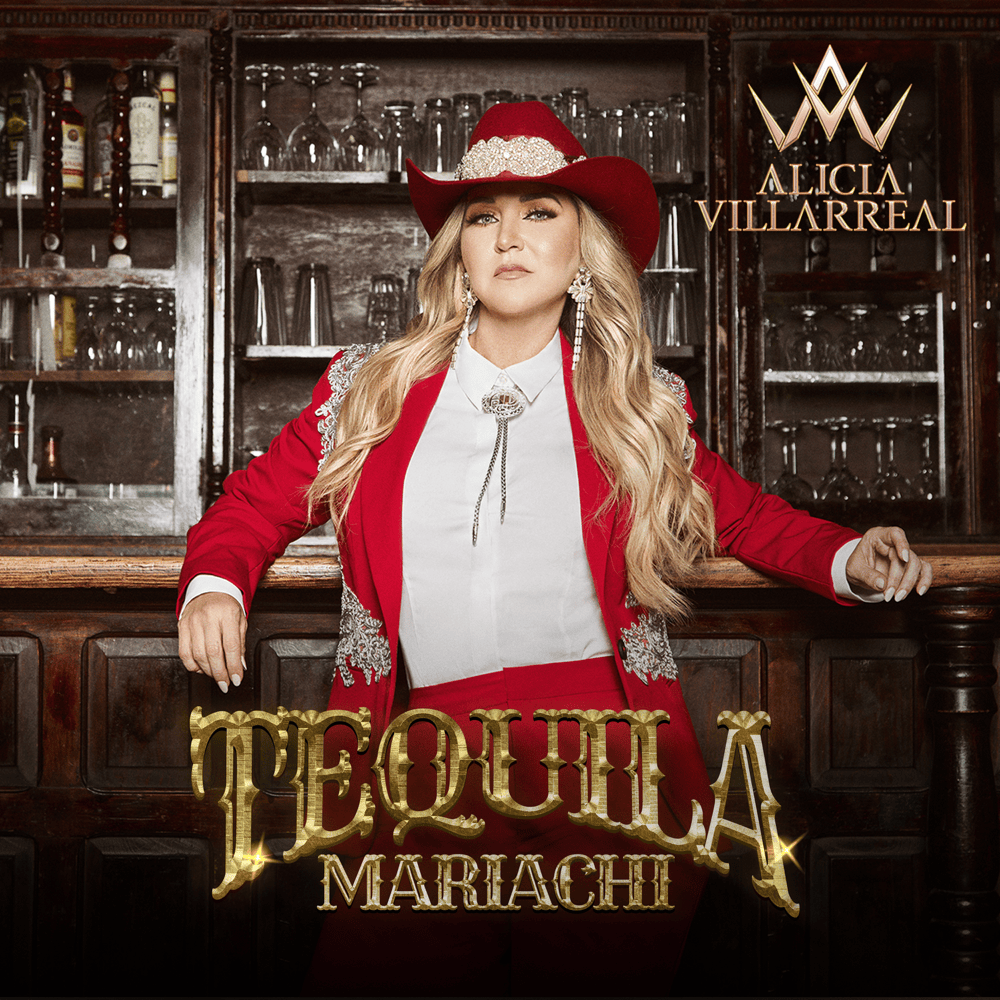 Album cover art for "Tequila Mariachi" by Alicia Villarreal