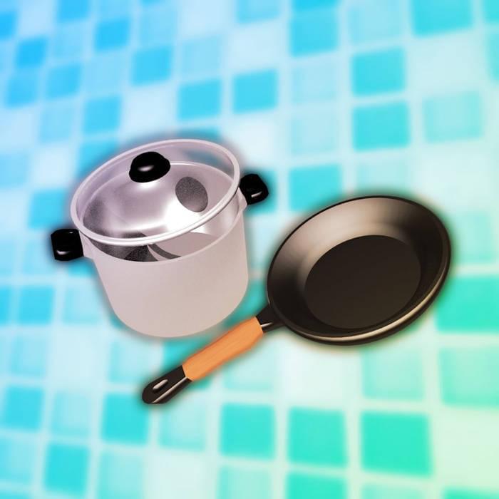 Album cover art for "Pots & Pans" by ​nelward