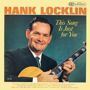 Album cover art for "This Song Is Just for You" by Hank Locklin