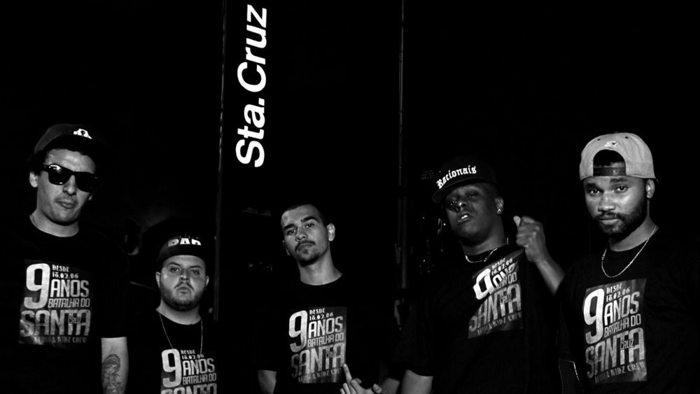Album cover art for "Cypher Santa Cruz #1" by Afrika Kidz Crew & Helibrown & Falatuzetrê & Gah MC & Flow MC