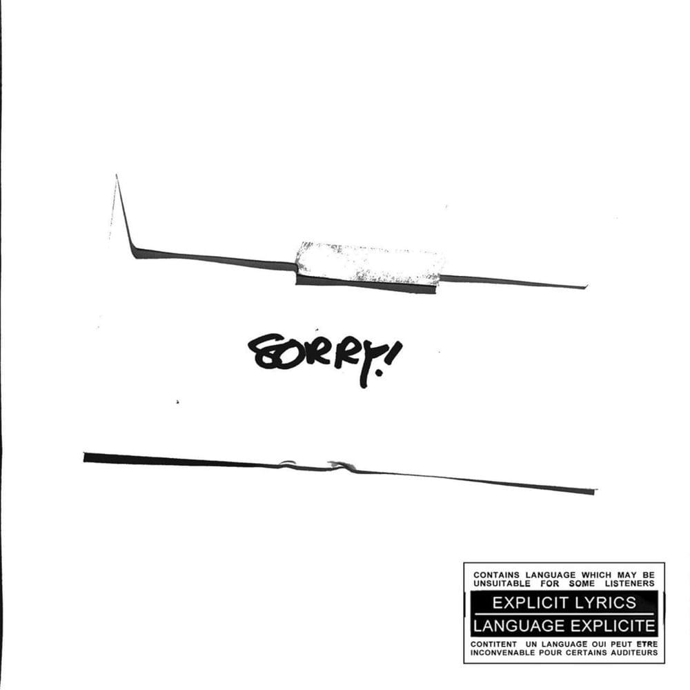 Album cover art for "SORRY!" by Sean Leon