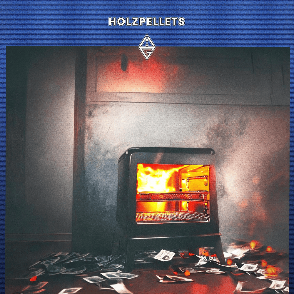 Album cover art for "Holzpellets" by Marvin Game & morten & Butch