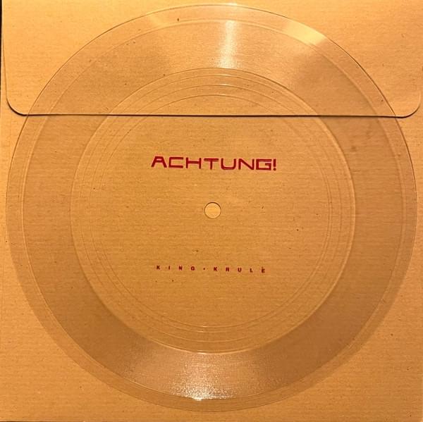 Album cover art for "Achtung!" by King Krule