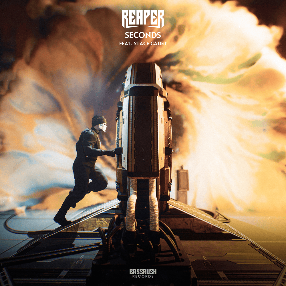Album cover art for "SECONDS" by REAPER (EDM) & Stace Cadet