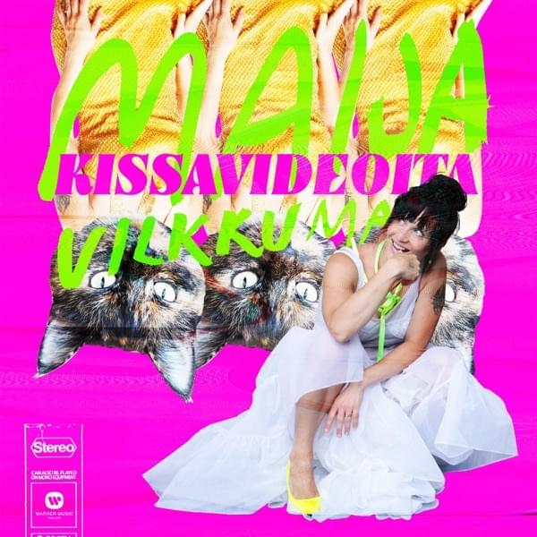 Album cover art for "Kissavideoita" by Maija Vilkkumaa