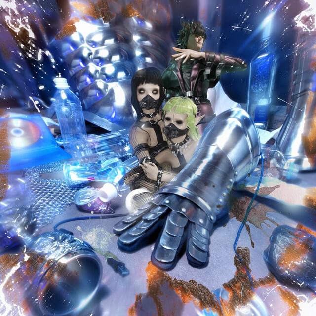 Album cover art for "Iron Fist (Alice Glass Remix)" by Dorian Electra & Alice Glass & Faris Badwan