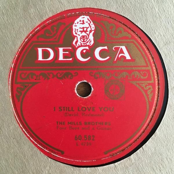 Album cover art for "I Still Love You" by The Mills Brothers