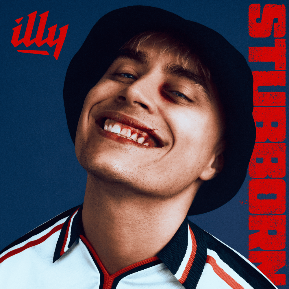 Album cover art for "Stubborn" by Illy
