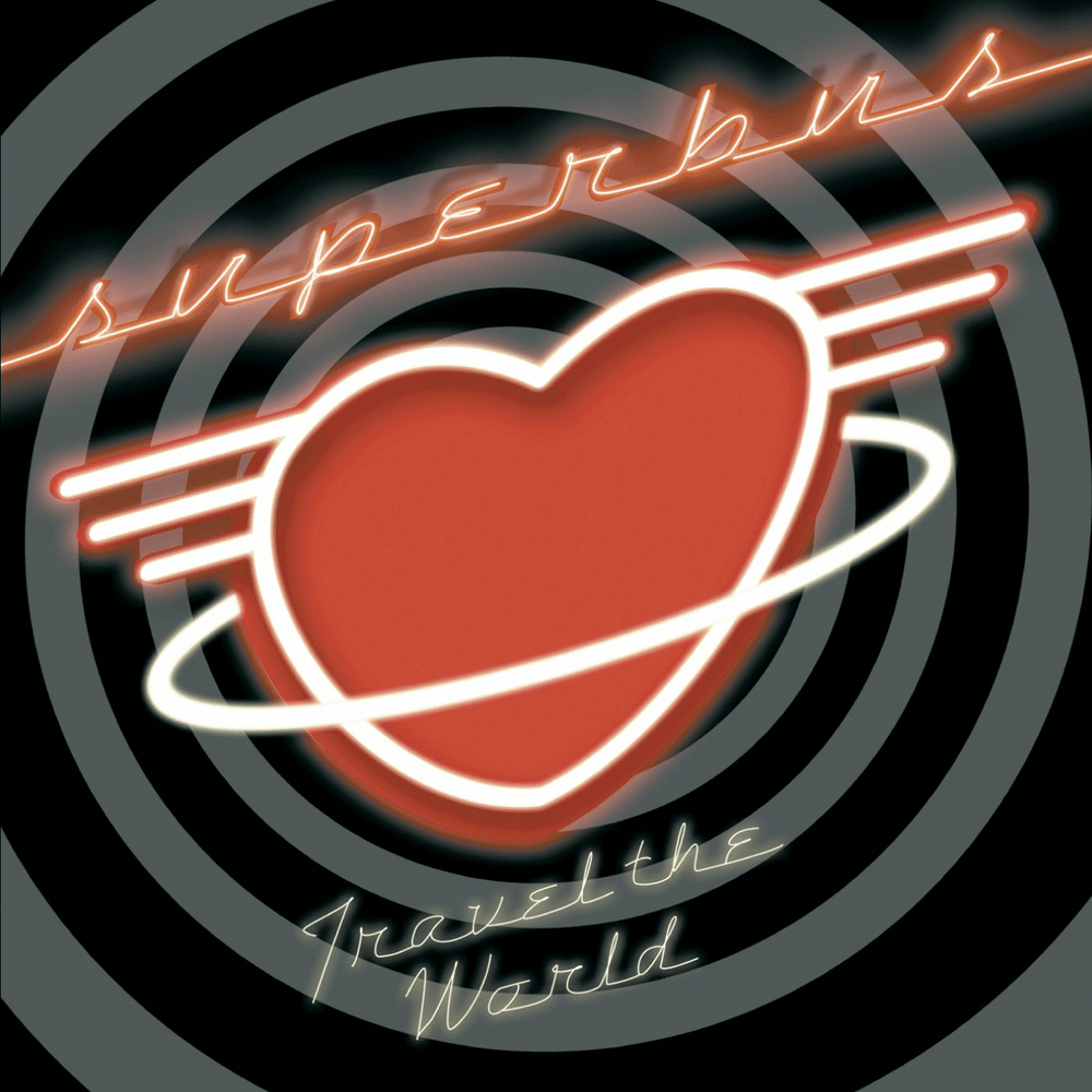 Album cover art for "Travel The World" by Superbus