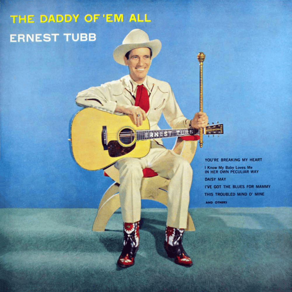 Album cover art for "I’ve Got The Blues For Mammy" by Ernest Tubb