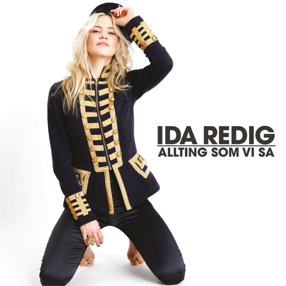 Album cover art for "Allting som vi sa" by Ida Redig