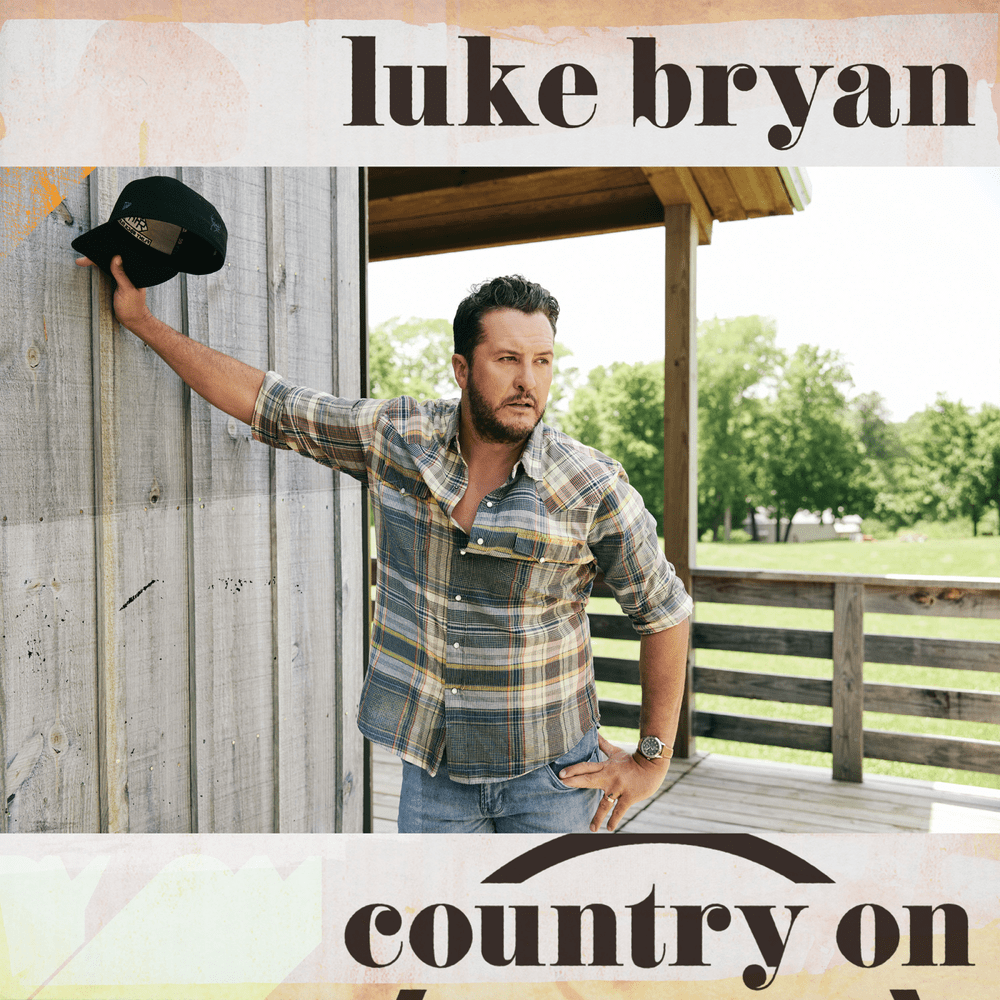 Album cover art for "Country On" by Luke Bryan