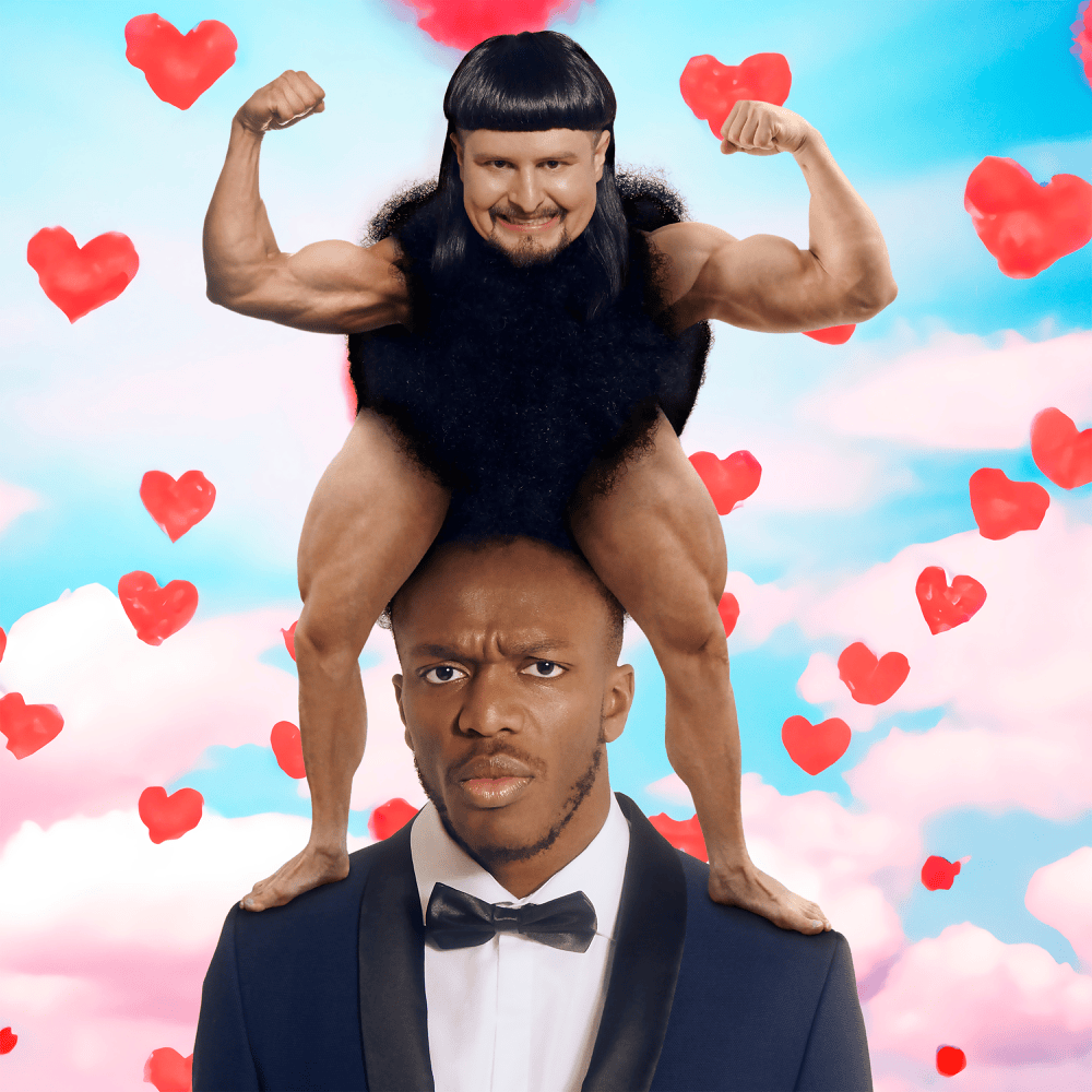 Album cover art for "Voices" by KSI & Oliver Tree