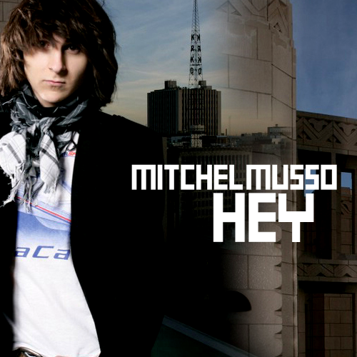 Album cover art for "Hey" by Mitchel Musso