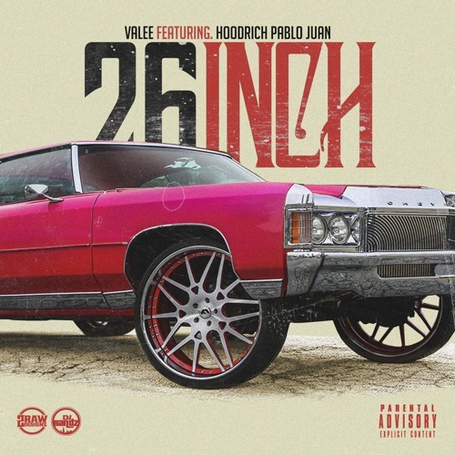 Album cover art for "26's" by Valee & Hoodrich Pablo Juan