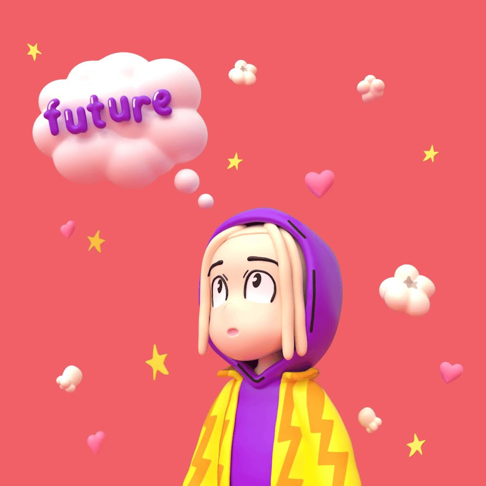 Album cover art for "Future" by Only U