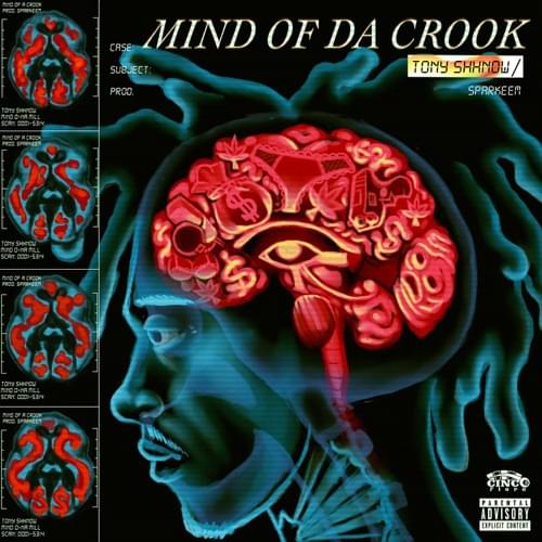 Album cover art for "Mind Of Da Crook" by Tony Shhnow
