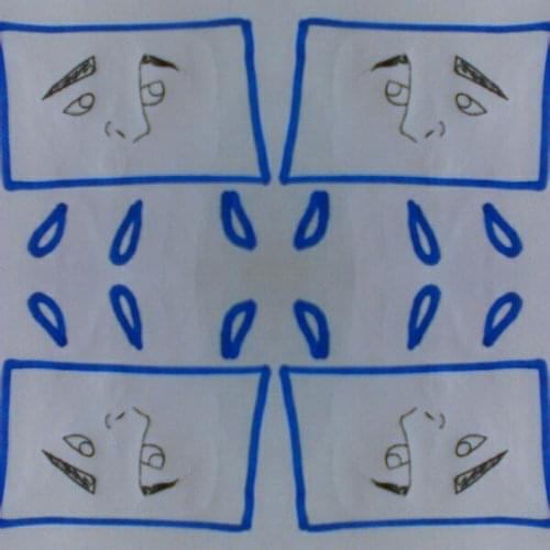 Album cover art for "Left the water wet" by Marcy Mane