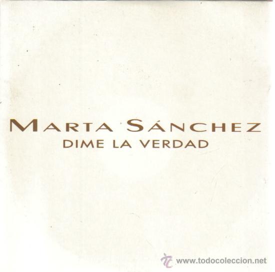 Album cover art for "Dime La Verdad" by Marta Sánchez