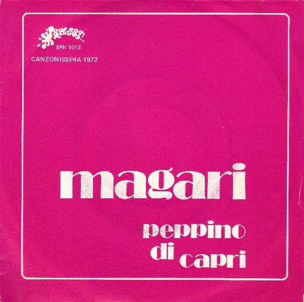 Album cover art for "Magari" by Peppino Di Capri