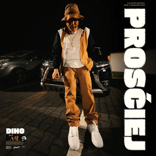 Album cover art for "Prościej" by Diho
