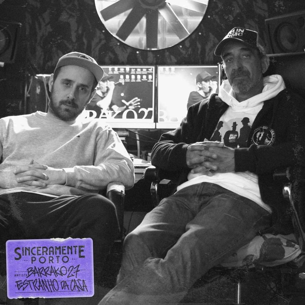 Album cover art for "Estranho da casa" by Né B27