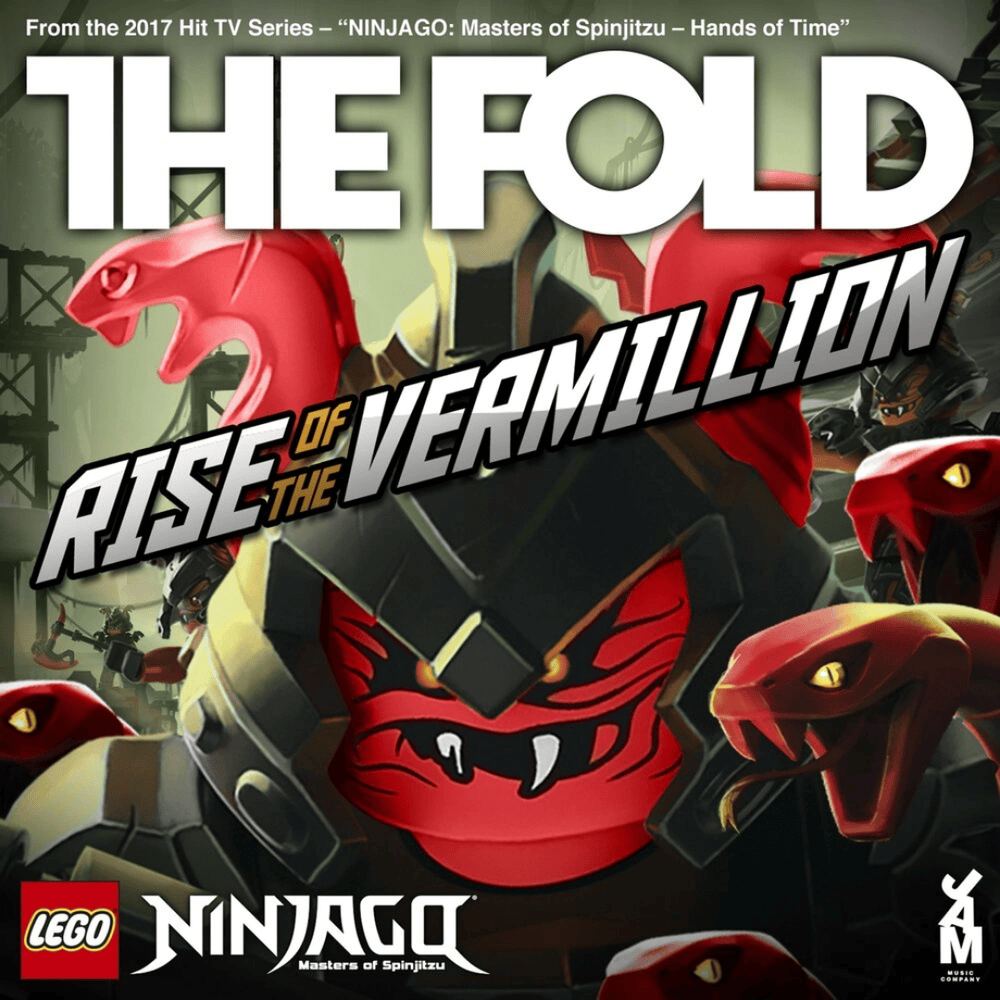 Album cover art for "LEGO Ninjago: Rise of the Vermillion" by Ninjago Music