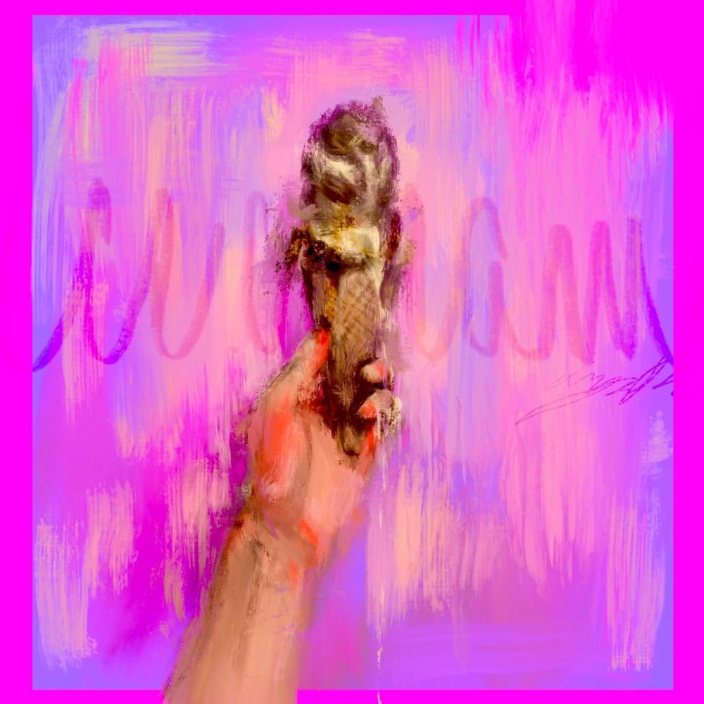 Album cover art for "ice.cream" by HYUNJIN