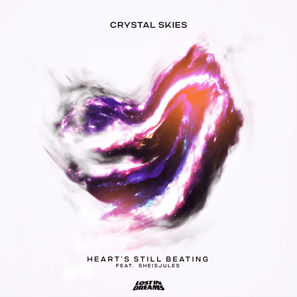 Album cover art for "Heart’s Still Beating" by Crystal Skies
