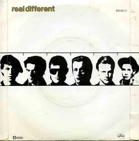 Album cover art for "Real Different" by The Boomtown Rats