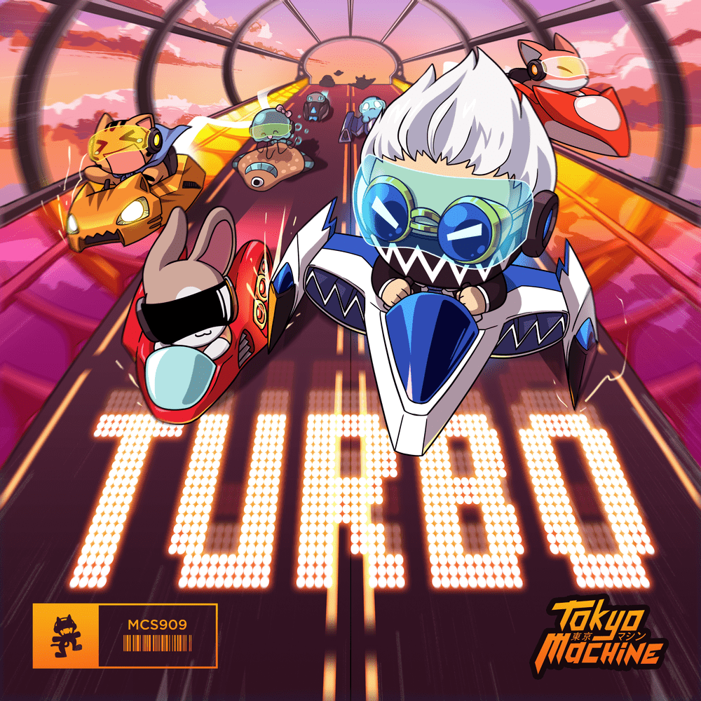 Album cover art for "TURBO" by Tokyo Machine