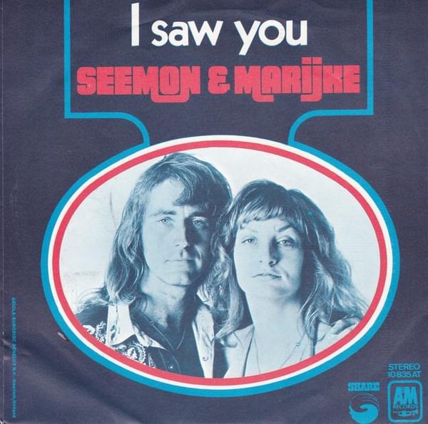 Album cover art for "I Saw You" by Seemon & Marijke