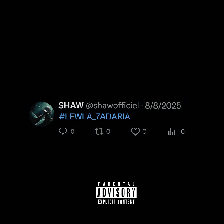 Album cover art for "#LEWLA_7ADARIA" by Shaw