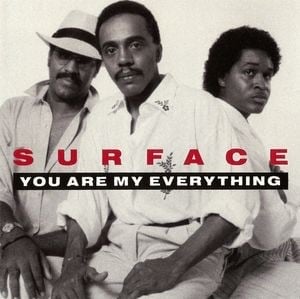 Album cover art for "You Are My Everything" by Surface & Regina Belle
