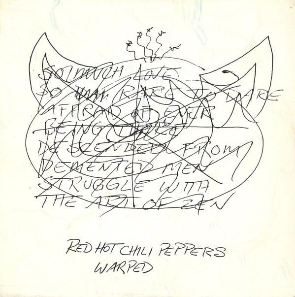 Album cover art for "Warped" by Red Hot Chili Peppers