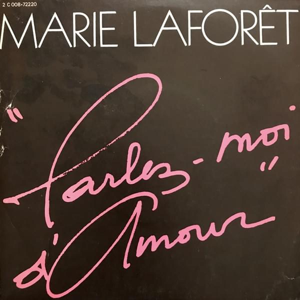 Album cover art for "Parlez moi d’amour" by Marie Laforêt