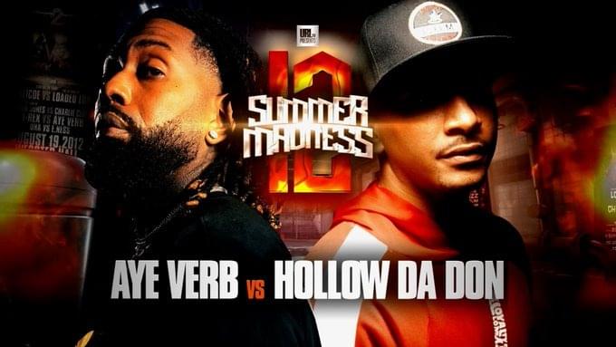 Album cover art for "Aye Verb vs. Hollow Da Don (Rematch)" by URLtv & Aye Verb & Hollow Da Don