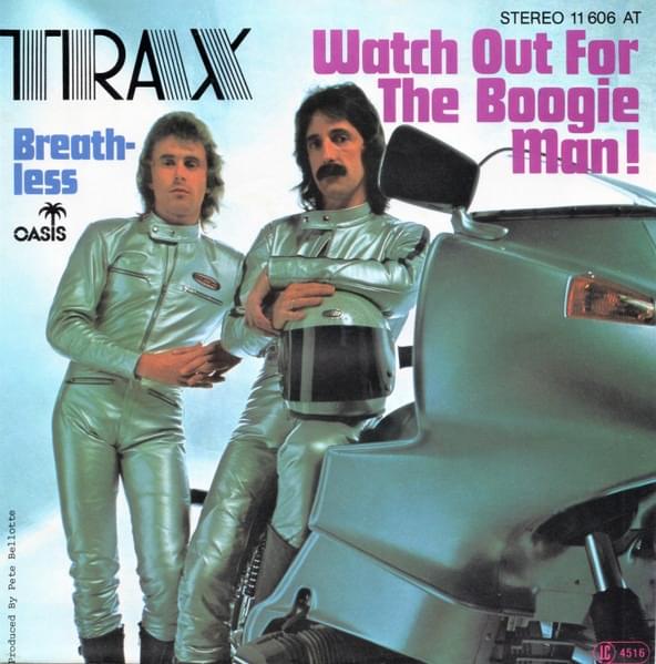 Album cover art for "Watch Out For The Boogie Man!" by Trax (Disco Group)