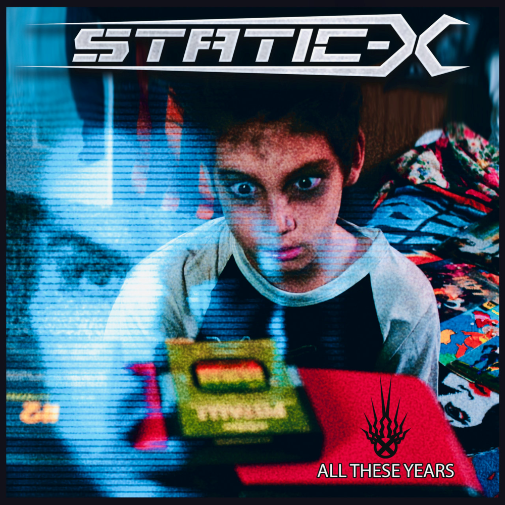 Album cover art for "All These Years" by Static-X