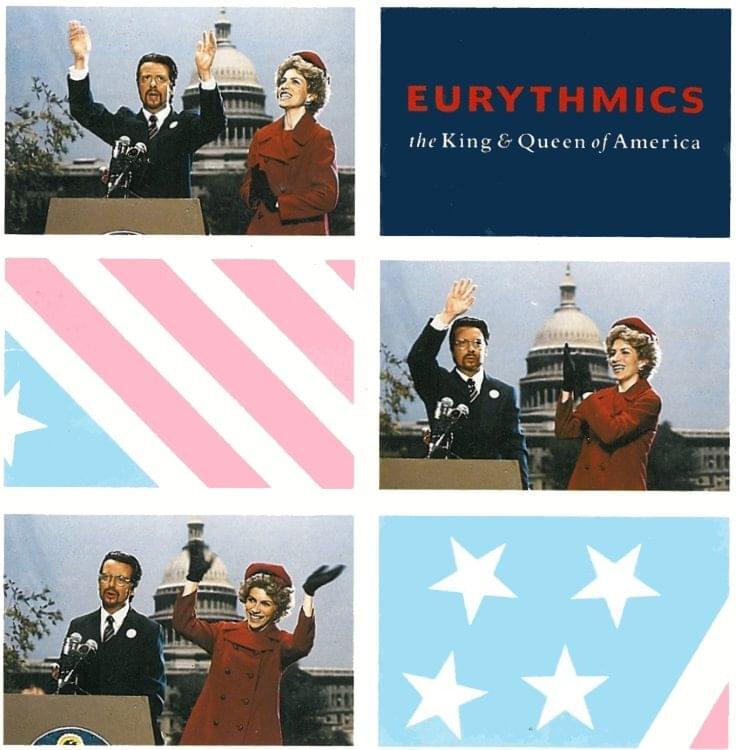 Album cover art for "The King and Queen of America" by Eurythmics