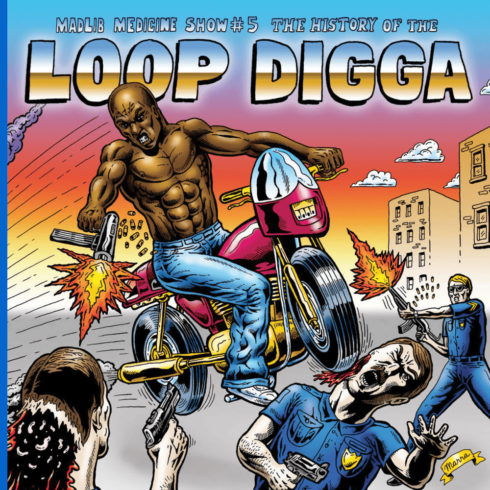 Album cover art for "Real Days" by Madlib